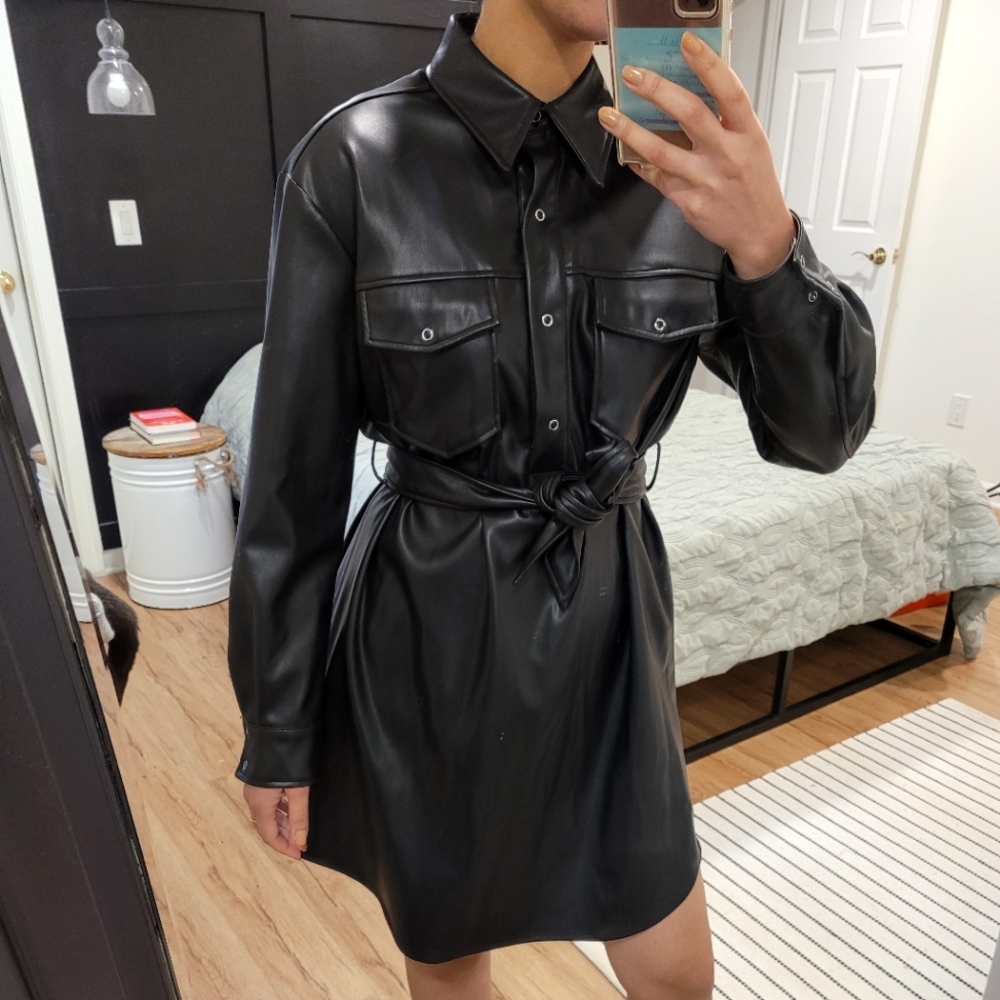 Leather Dress